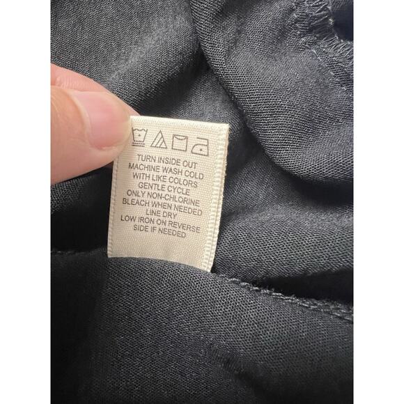 Black Ruffle Inspired Hearts Mini Dress Size Small Babydoll Whimsigoth Fairy - Picture 10 of 12